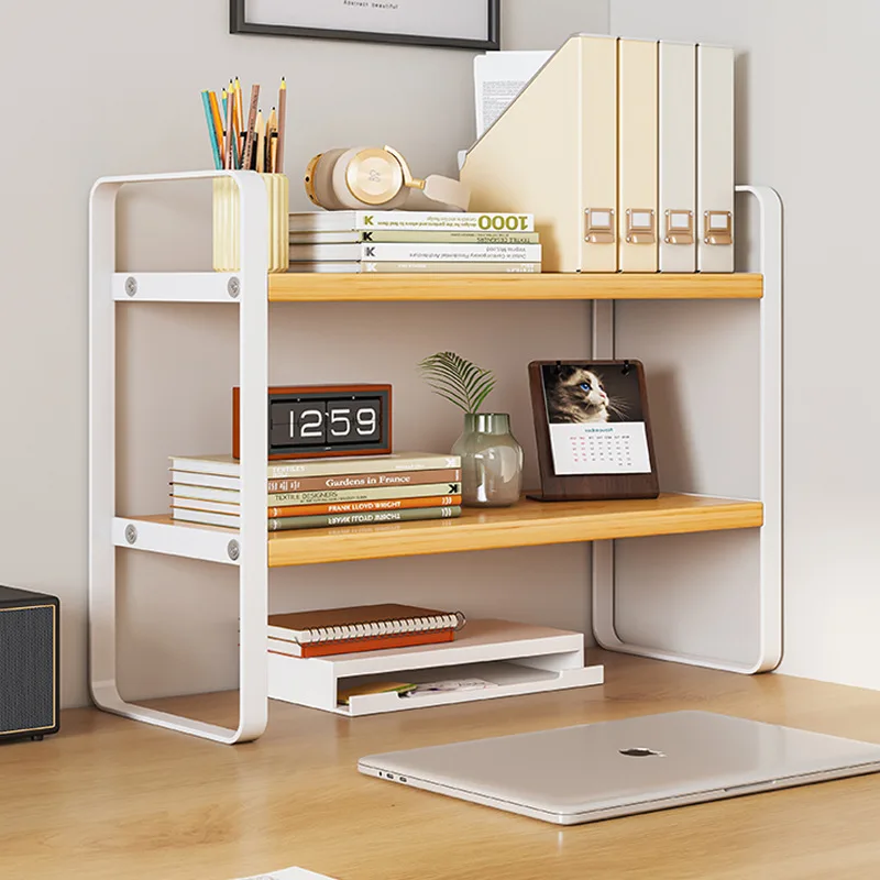 

Desktop Shelves Wrought Iron Tables Bookshelves Desk Storage Small Shelves Student Dormitories Cosmetics Organizers