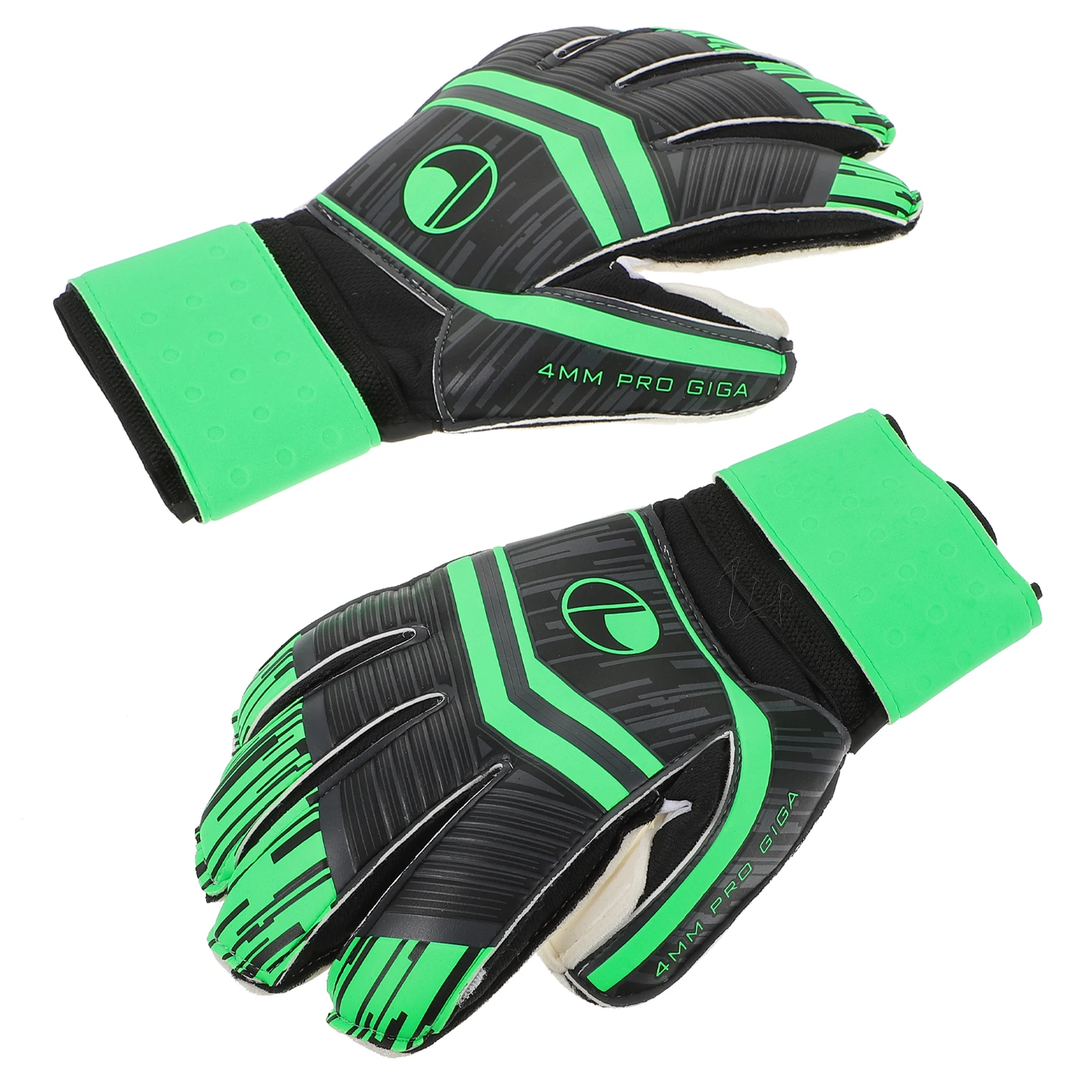 

Goalkeeper Gloves Kids Soccer Emulsion Grip Wear Resistant Latex Palms Positive Cut Lightweight Comfortable Durability Sports