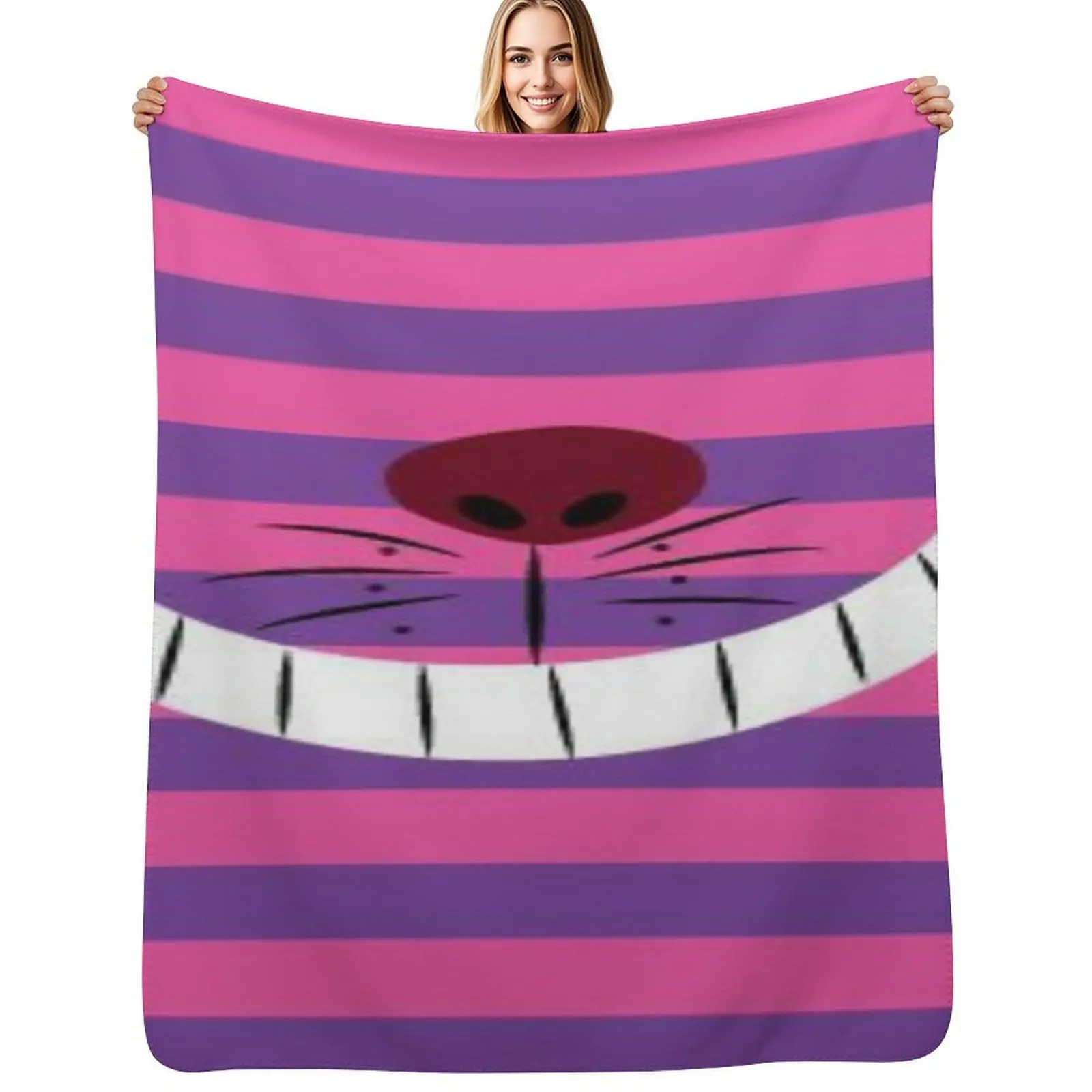

Big Smile Throw Blanket manga anime Bed linens Blankets