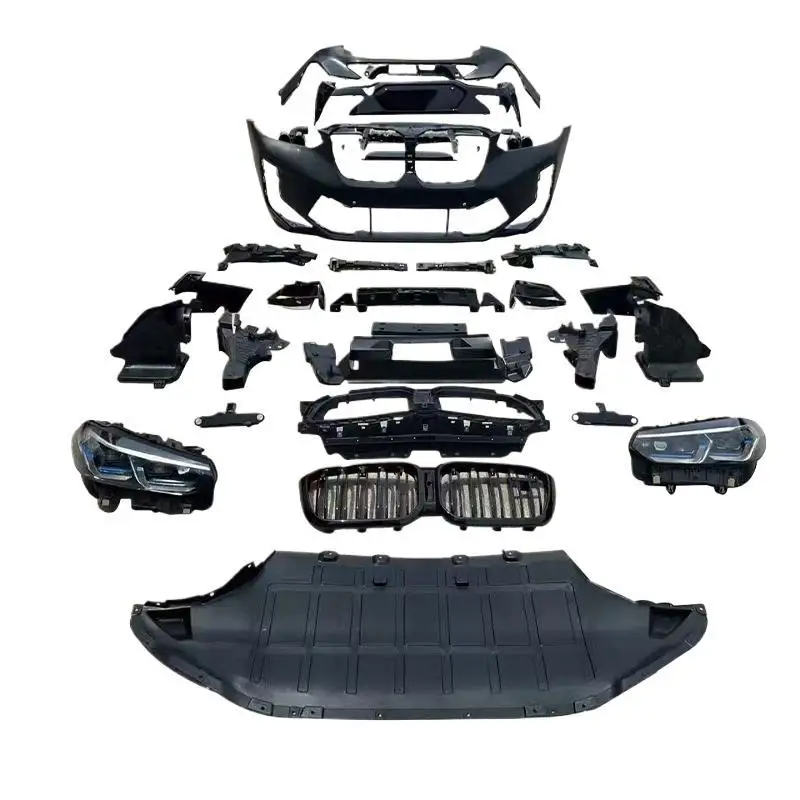 

Suitable for BMW X4 Surround G02 Early to Late Model 22 X4M Front and Rear Bumper Headlight Four-Outlet Tailpipe Large Surround