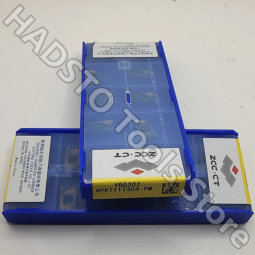 

APKT11T304-PM YBG202 APKT11T304-PM ZCC.CT CNC blade carbide inserts APKT Milling inserts For Steel, Stainless steel