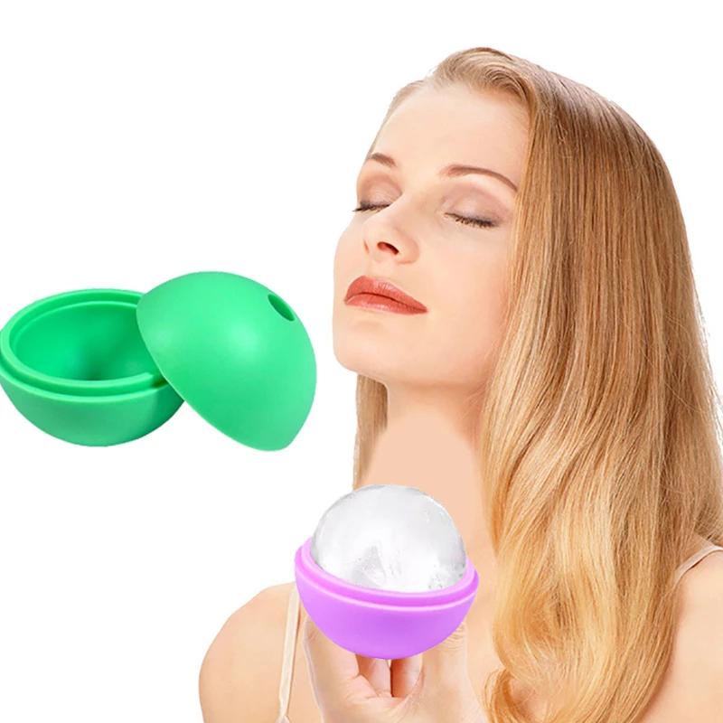 1Pc Ice Roller For Face And Eye Facial Beauty Ice Roller Skin Care Tools Ice Facial Cube Silicone Ice Mold Beauty Accessories