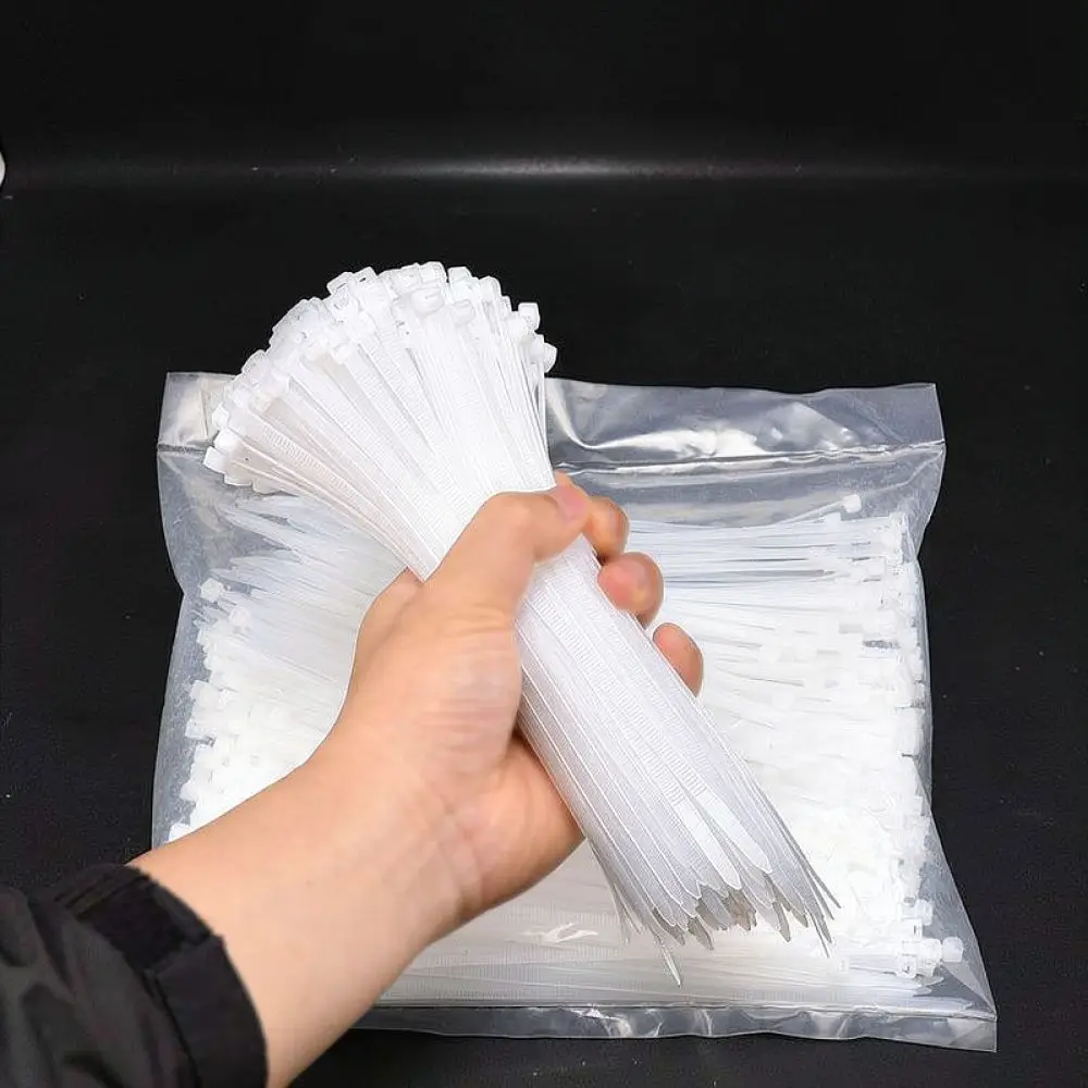 Weather Resistant Nylon Cable Ties Self Locking Fasteners For Securing Wires Straps Organizing Home Office Essentials