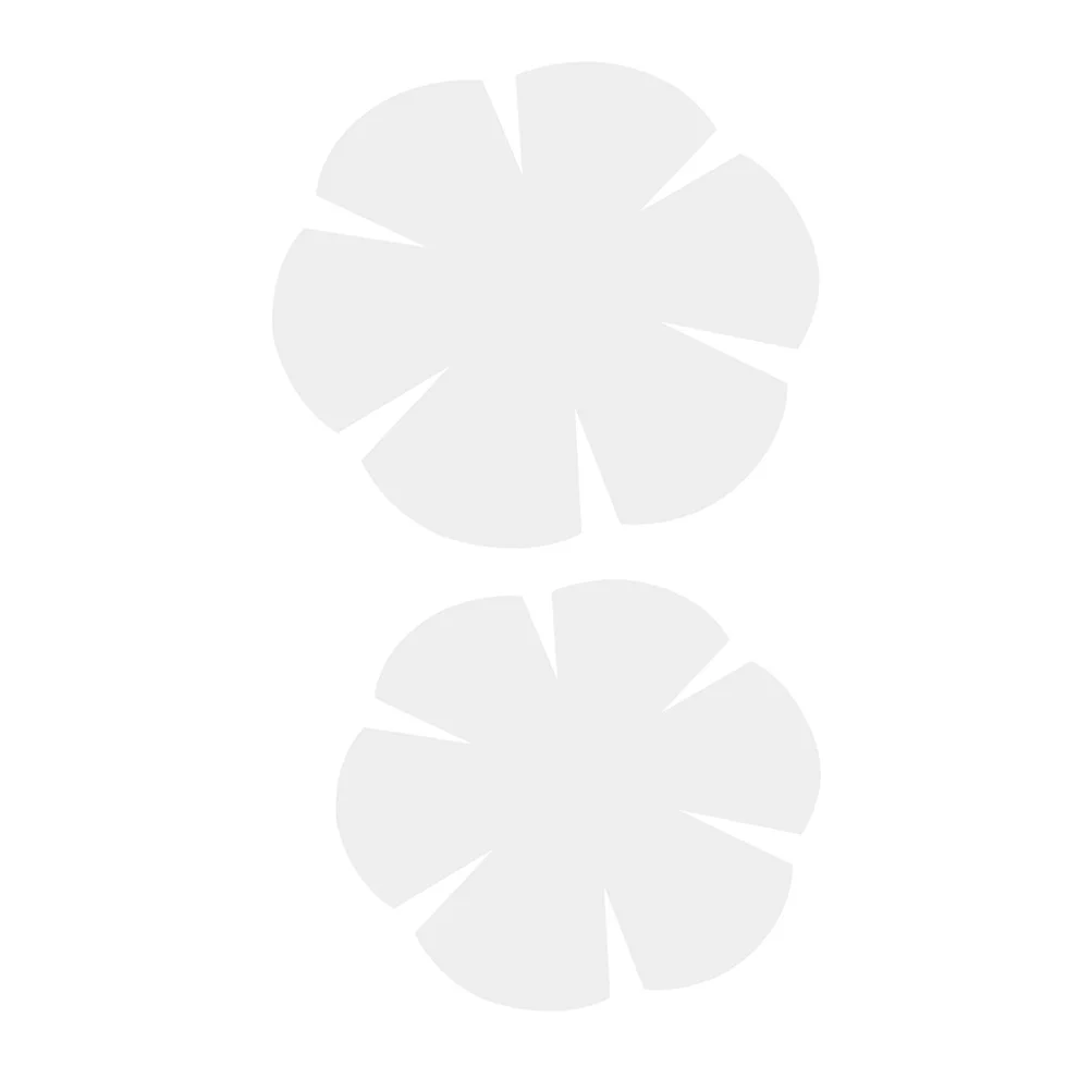 

2pcs Patchwork Quilting Ruler Heat Insulation Bowl Pad Multifunctional Sewing Template Flower Edge Design Portable Fabric Ruler