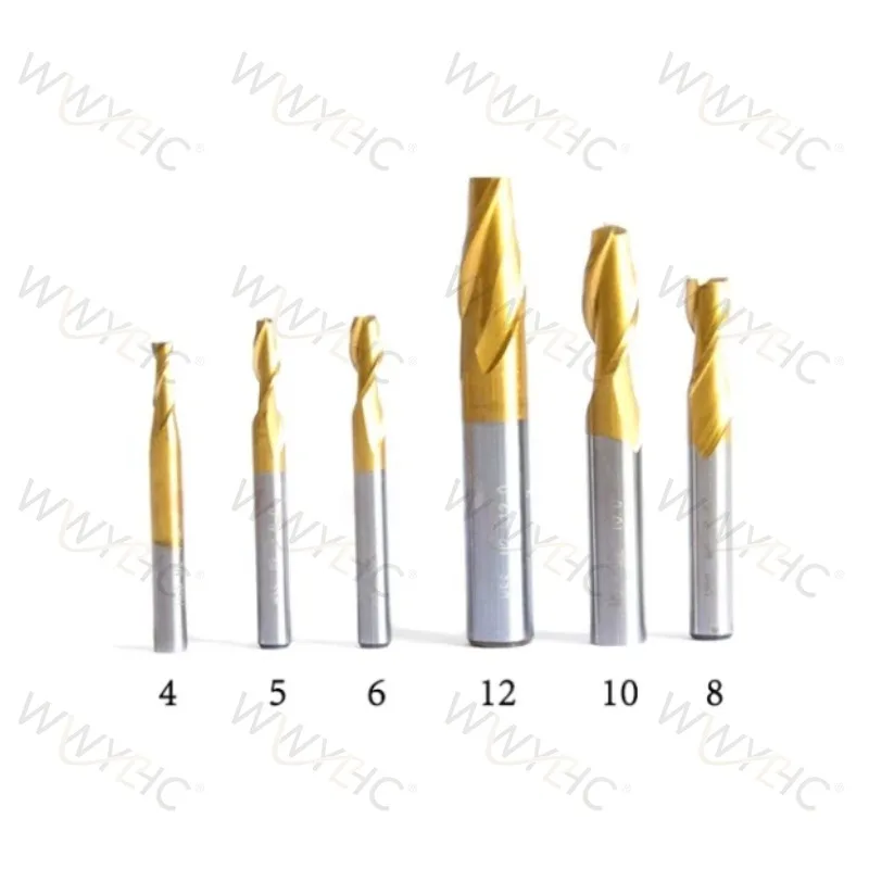 2 Flute 4 Flute Milling Cutter Set Suitable for Steel Groove Vertical Flat Edge Machining Parts