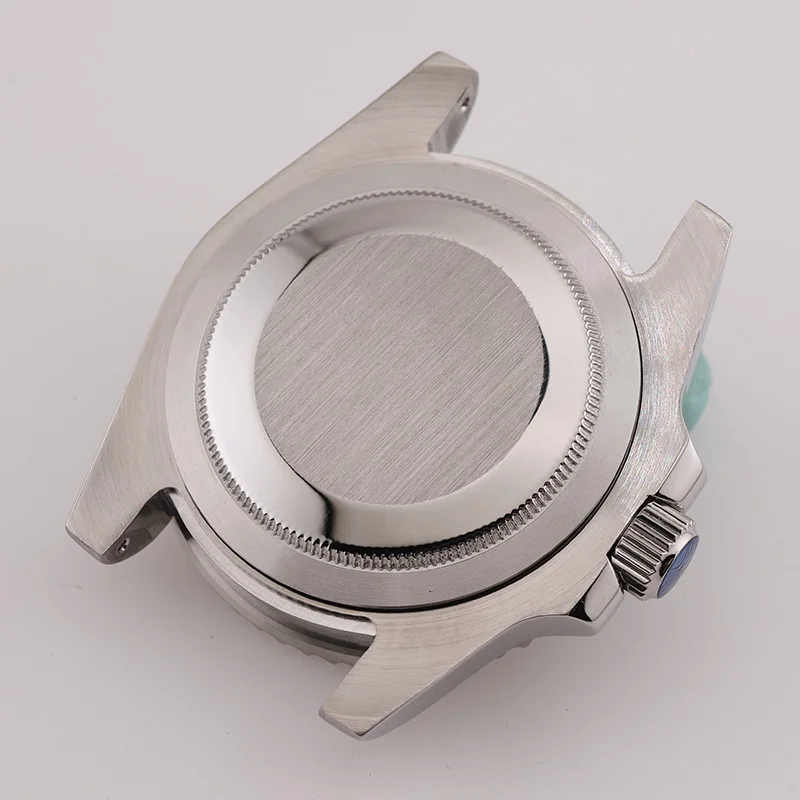 40mm 316L Stainless Steel Polished Submariner Diver Watch Case with Sapphire Crystals for Seiko Mod NH34 NH35 NH36 Repair Cases view 6