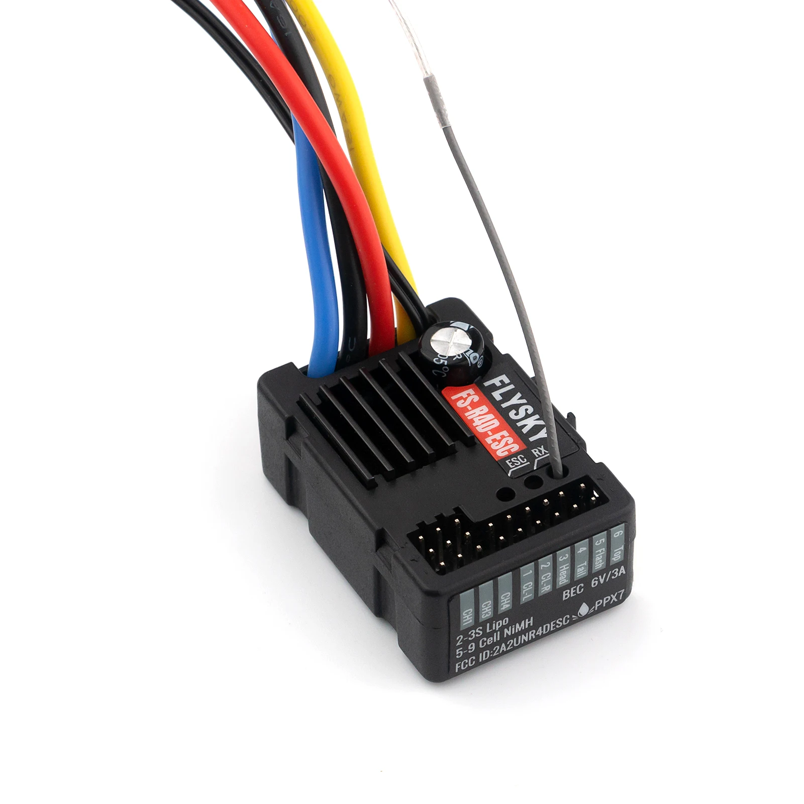 FS-R4D-ESC Speed LED Control 2 in 1 ANT Receiver for FS-HW-G4P MG4 G7P MG7 1/10 Crawler On-road Off-road Short Course Truck