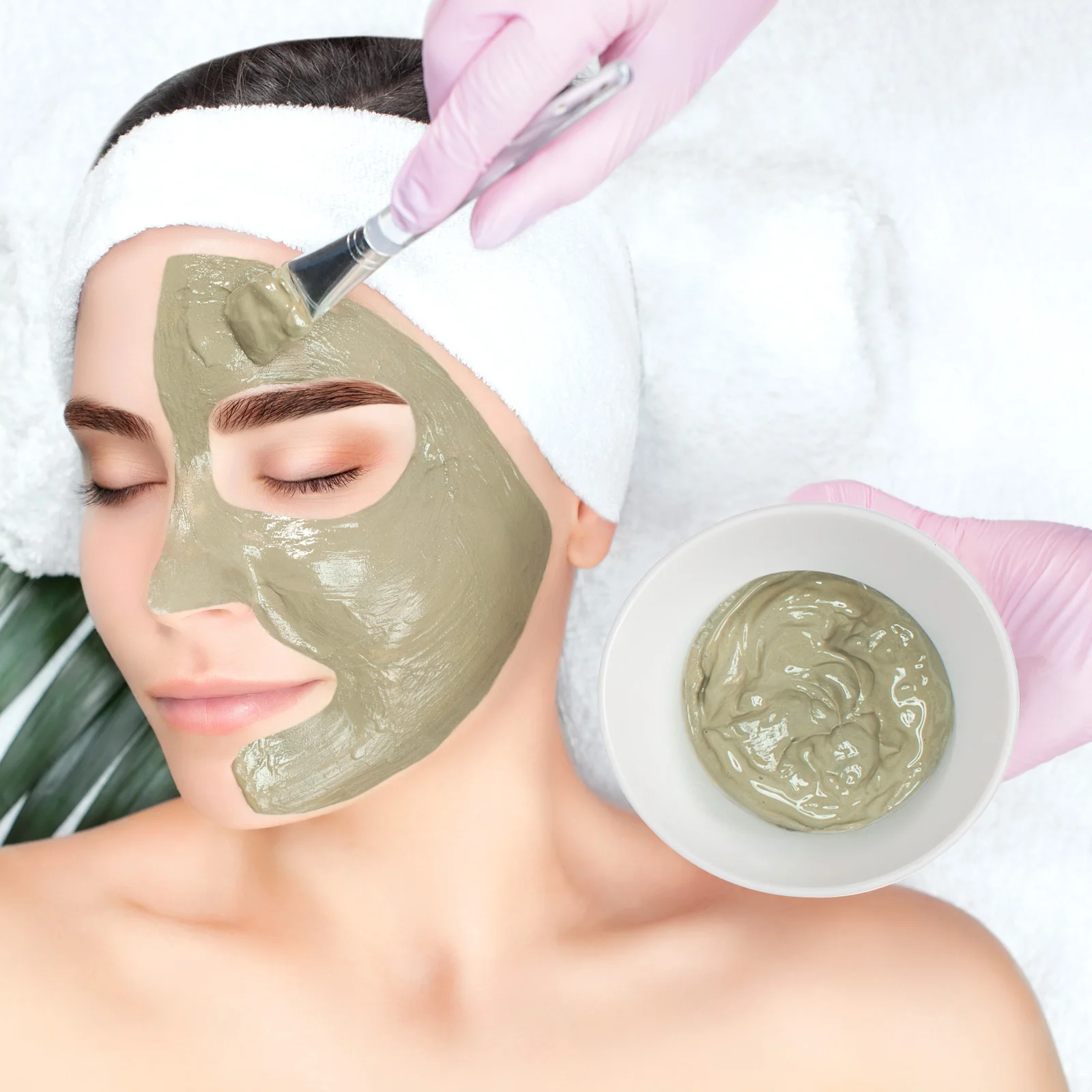 

5pcs Silicone Bowl for Face Masks Mixing DIY Beauty Tool Lightweight Portable Mask Mixing Supply Facial Mask Making