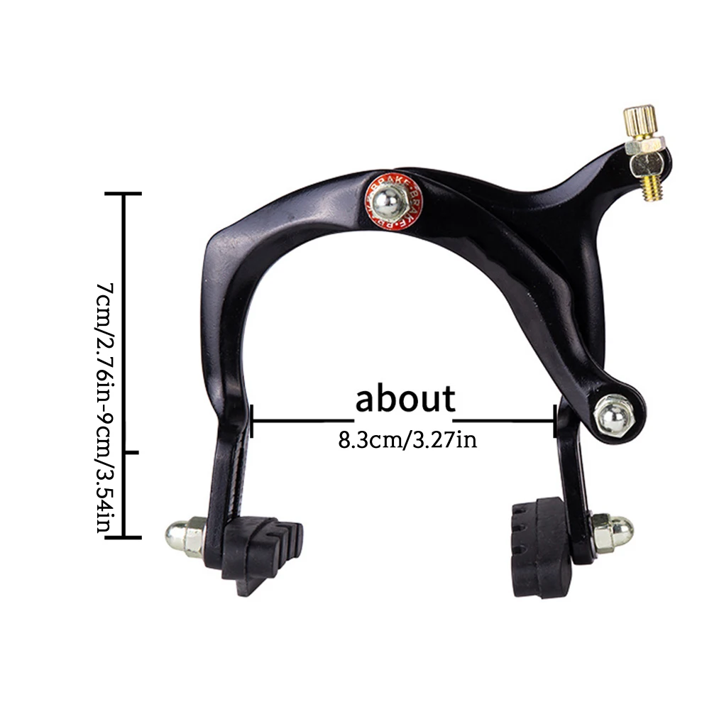 2Pcs Bicycle Brakes Long Arm Caliper C Brake Blocks Cycling Accessory for Vehicle Road Bike