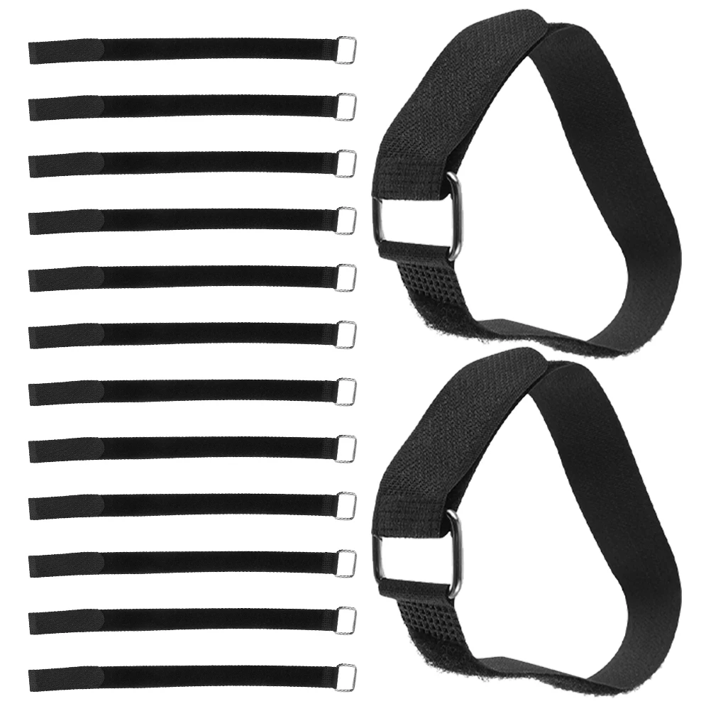 

25pcs Black 2CMx30CM Shin Guard Straps for Baseball Catchers Gear Replacement Adult Youth Kids Leg Guards Compatibility