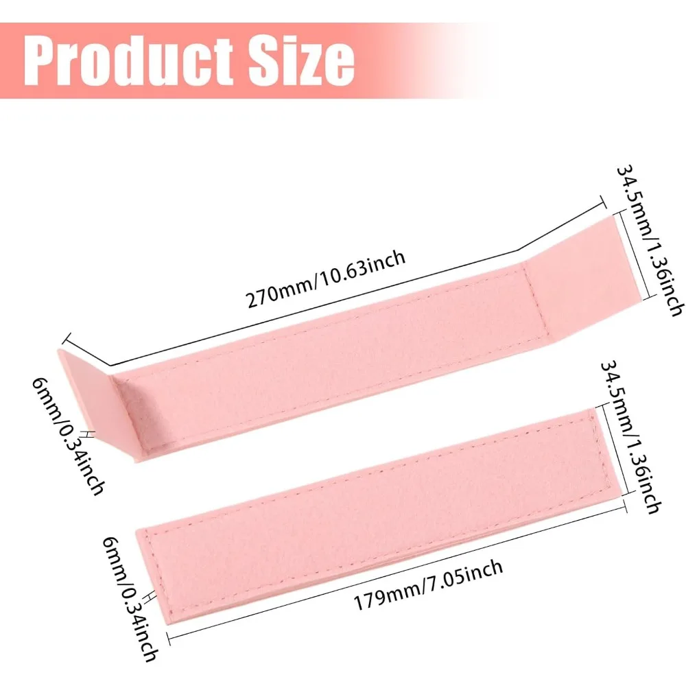 محفظة قاعدة المشكل WOC مستطيلة اللباد حقيبة قاعدة المشكل لحقيبة اليد المحفظة DIY الوردي