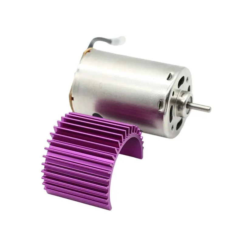 FBIL-For Wltoys 12428, 12427, 12423, 124006 RC Car Accessories- Motor Heat Sink Kit Upgrade Purple