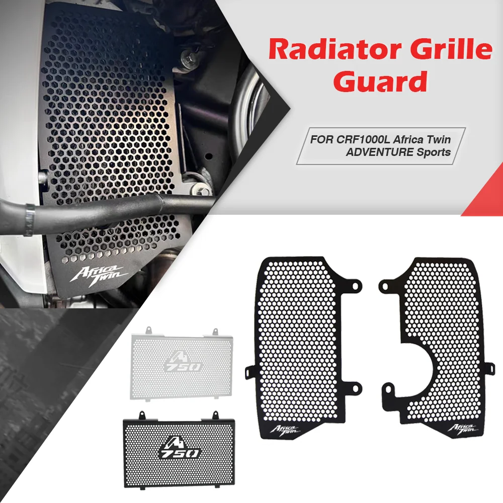 

FOR Honda CRF1000L Africa Twin ADVENTURE Sports 2016-2017-2018-2019 Motorcycle Radiator Grille Cover Guard Protector CRF 1000L