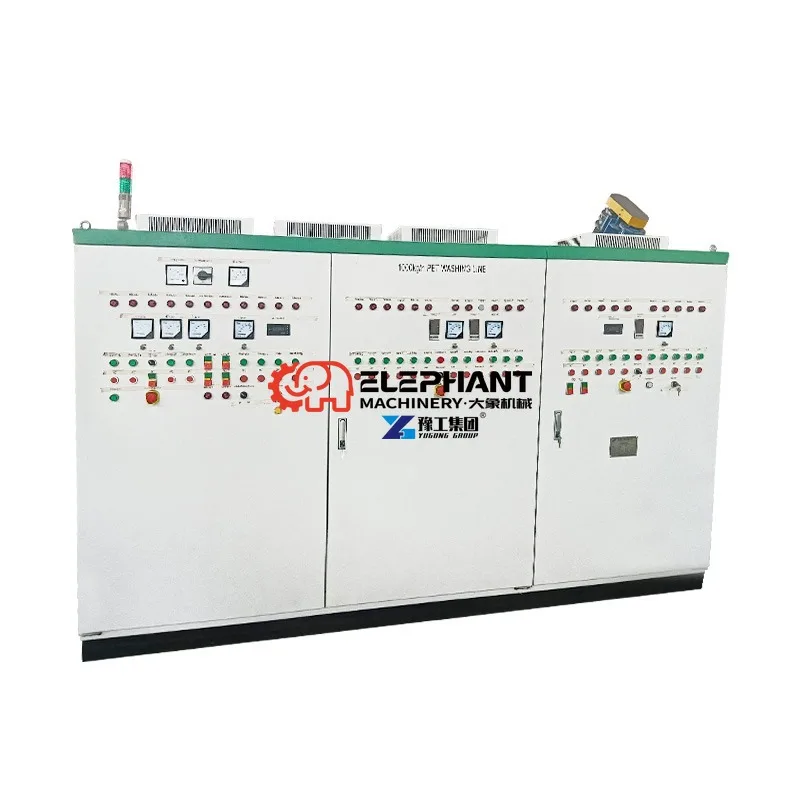Waste PET Bottle Washing Recycling Line Environment Friendly Plastic Flake Recycling Processing Production Machinery