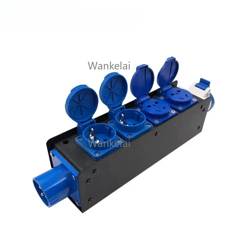 Customizable Portable Power Distro 18 Way 400A Camlock 32A 16A Plug Power Distribution Box for Stage Lighting