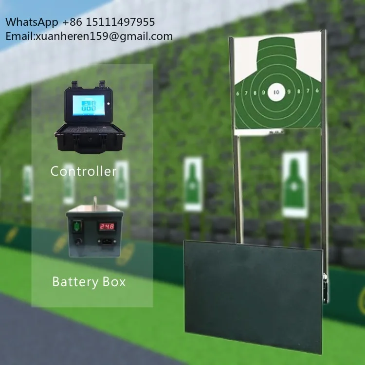 Wireless Shooting Training Equipment - Auto-Hide Targets, Quick Reporting & Voice Feedback