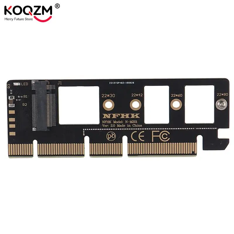 M.2 NVMe SSD NGFF To PCIE X16 Adapter M Key Interface Card Support PCI-e PCI Express 3.0 2230-2280 Size M.2 M2 Pcie Adapter