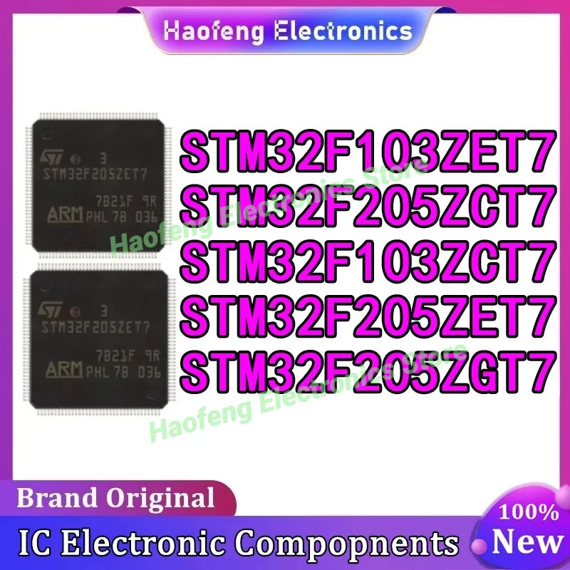 

STM32F103ZCT7 STM32F103ZET7 STM32F205ZCT7 STM32F205ZET7 STM32F205ZGT7 STM32F103 STM32F205 STM32F STM32 STM IC MCU Chip LQFP-144