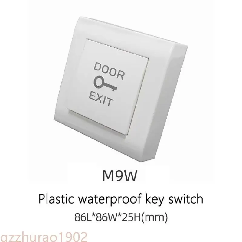 

97QB Door Access Push Button with Automatic Reset NO/NC/COM Contacts, Self Resetting Mechanism Fit for Secure Entry Control
