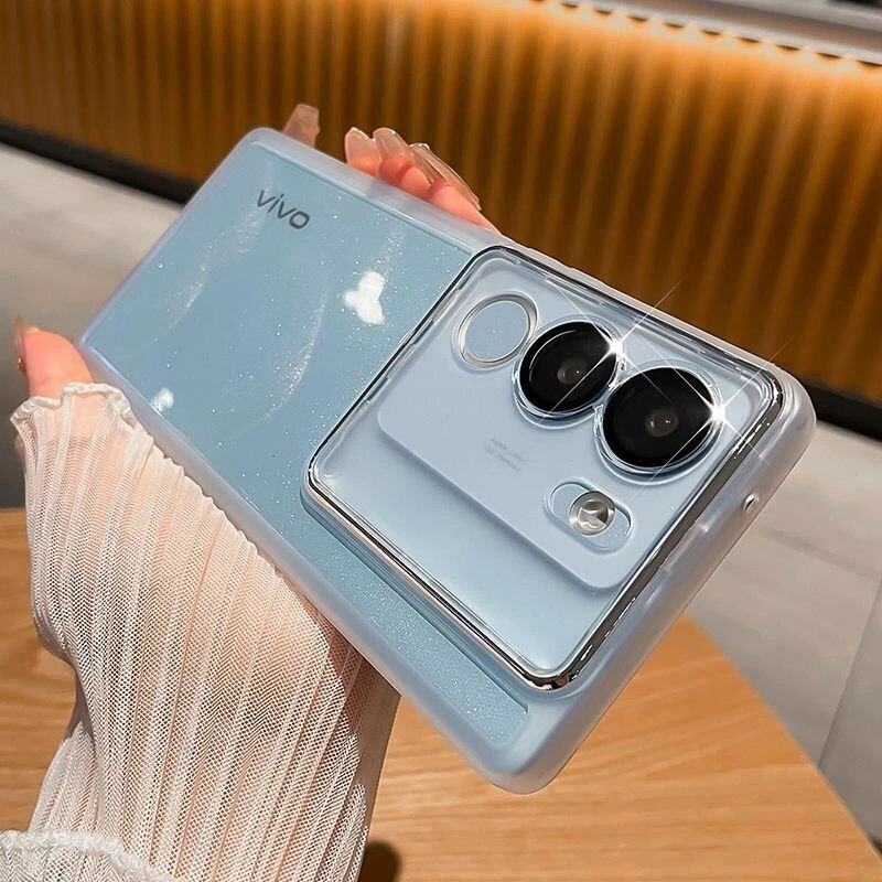 Cover For Vivo V29 5G Case Transparent Phone Case For Vivo V29 Pro Coque Camera Protection TPU Soft Silicone Shockproof Bumper