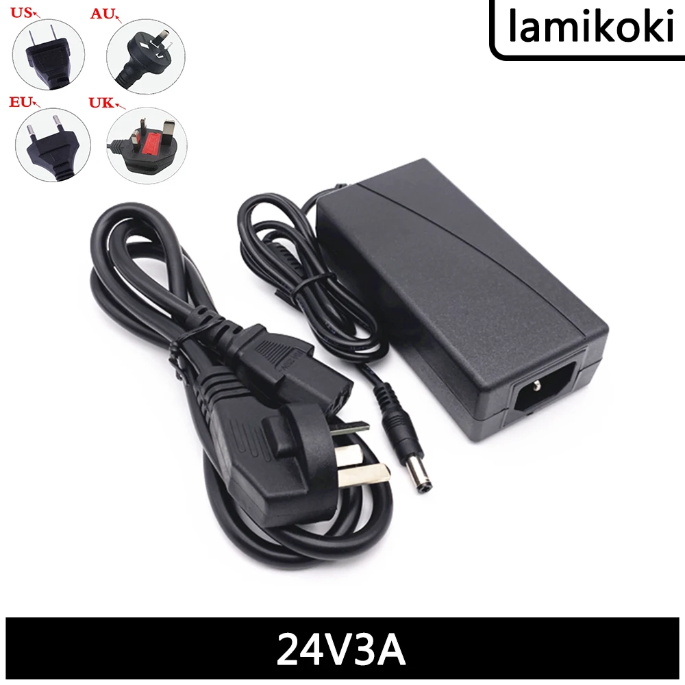 Product Suffix 24V 3A Power Adapter Printer 72W Lamp With Motor Motor Pump Digital Power Amplifier