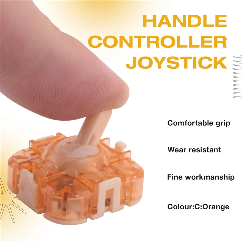 ABMF-Pengontrol Game Pengendali Game Joystick Machenike Pilihan Aula Mekanik Kompatibel Beberapa Taktil Jh20 Oranye