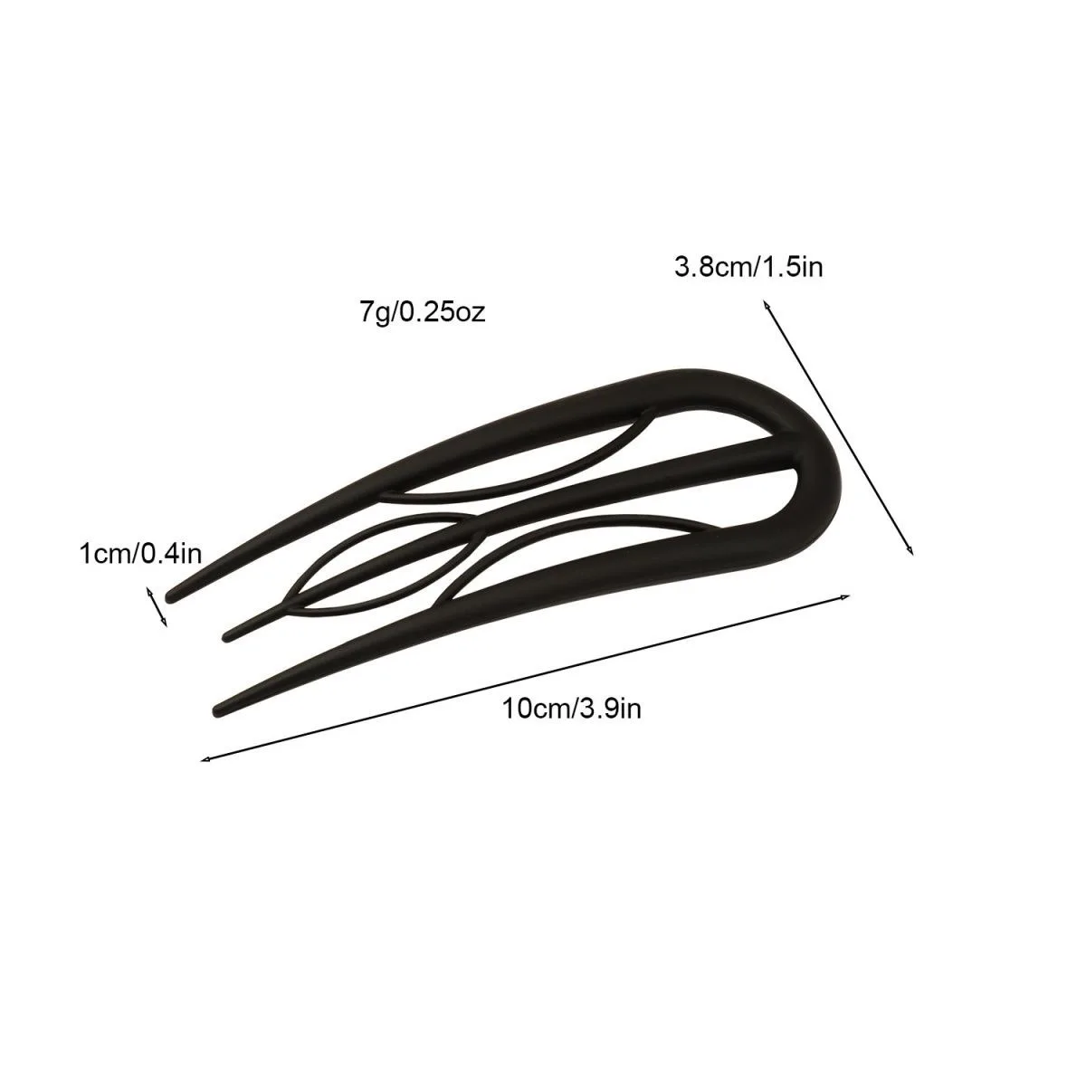 1 PC Acrylic U Shaped Hair Stick Vintage French HairPin Women Acetate Hair Accessories Retro Hairstyle Tool New Headwear image 5