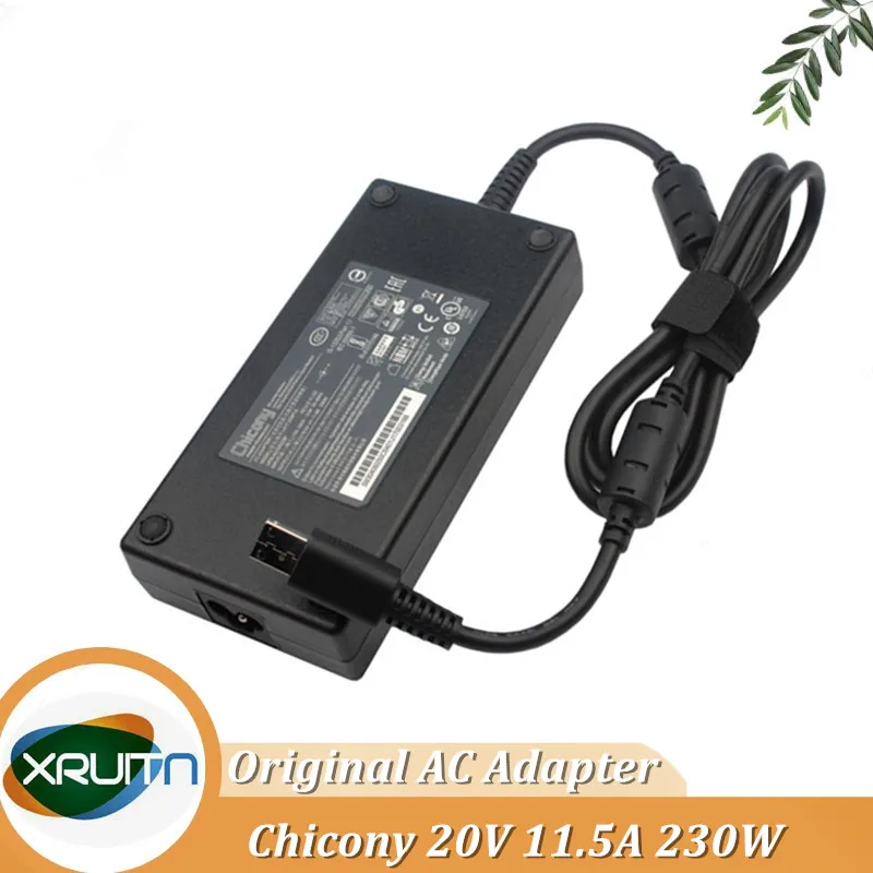 

230W Original Chicony 20V 11.5A A17-230P1B A230A037P AC Adapter Charger for MSI GE66 RAIDER 10SGS-201ES GP66 LEOPARD 10UG-008UK