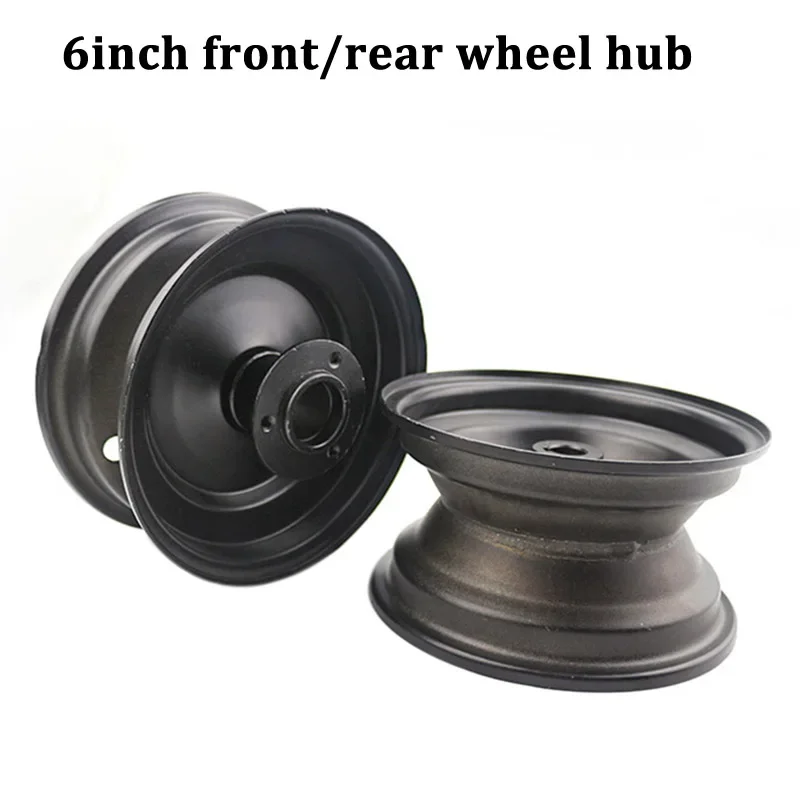 6 inch Front/rear rims for 50cc 70cc 90cc 110cc ATV Go Kart Buggy Razor Scooter Lawn mower 13X6.50-6 145/70-6 tires wheels parts
