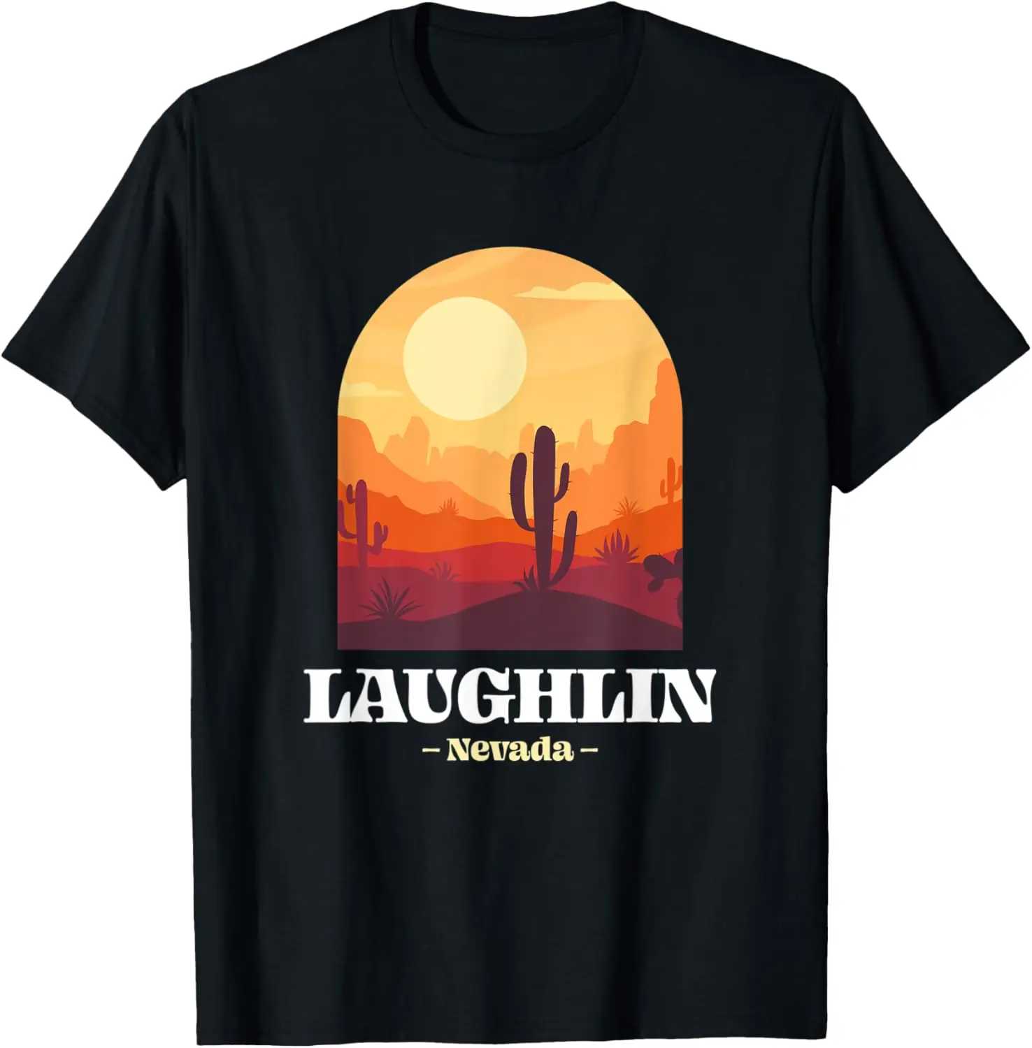Laughlin, T-shirt graphique souvenir de voyage de vacances Nevada