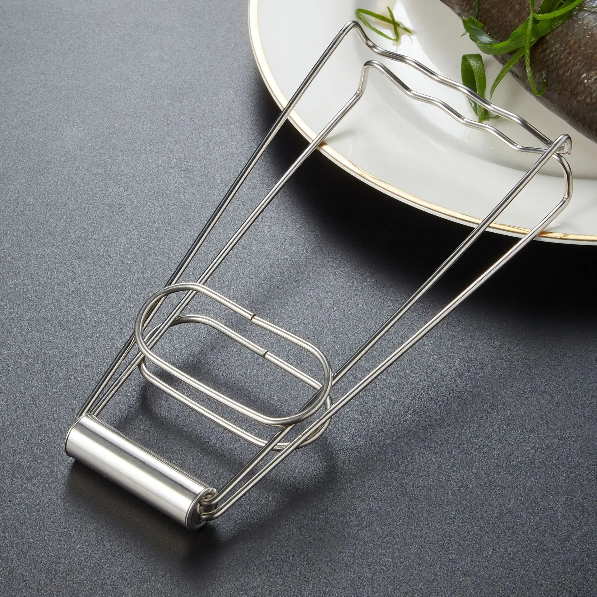 

clamp kitchen household multi-functional dish clamp thickened thickened and thickened high-temperature resistant steamer clamp