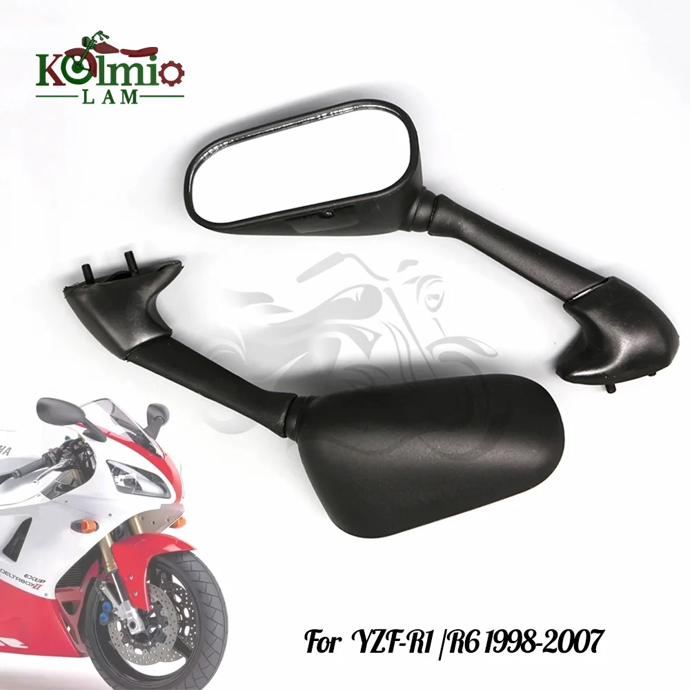 

Fit For 1998 - 2007 YAMAHA YZF-R1 YZF-R6 Motorcycle Rearview Mirror YZF R1 R6 1999 2000 2001 2002 2003 04 Rear View Side Mirros