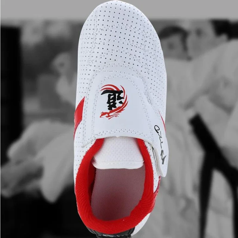 XIHAHA Taekwondo Men Boxing Martial Arts Kung Fu Shoes Soft Sole Adult Children Sneakers Woman Taichi Wushu Wrestling Shoes