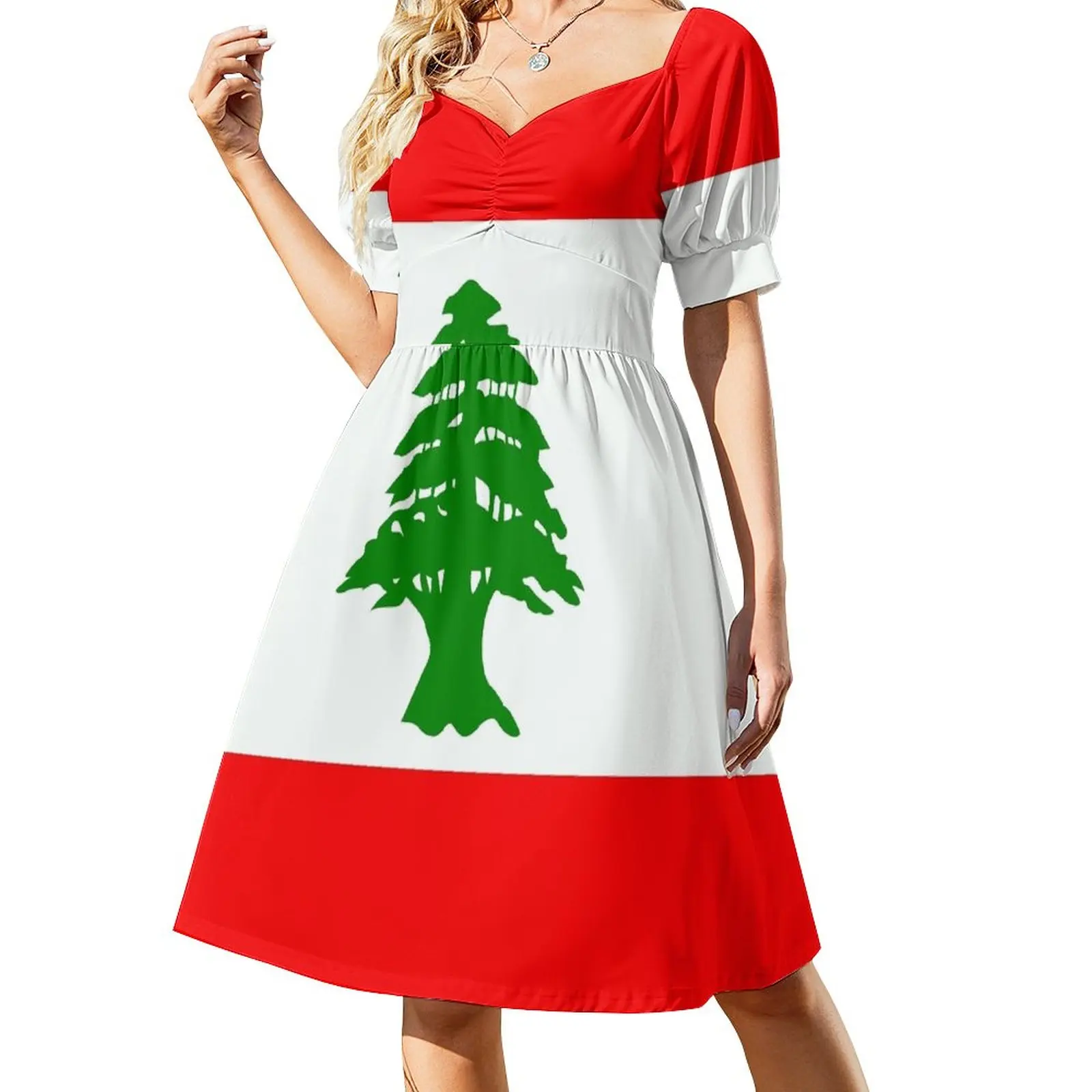 

Flag of Lebanon Dress women clothing 2023 new arrivals Elegant gown women party dresses