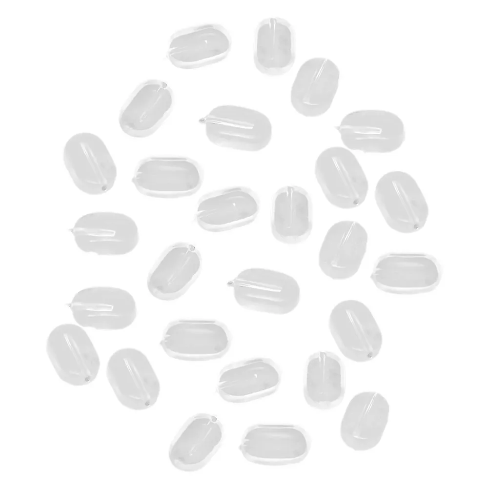 20Pairs Glasses Nose Pads Soft Silicone Anti-Slip Cushions Eyewear Nose Support Replacement Parts for Glasses Sunglasses Frames