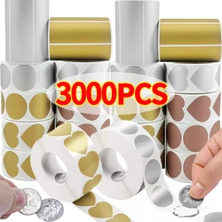 Multifunction Scratch Off Stickers Round Shape Labels Sticker Gold Silver DIY Handmade for Game Scratch Sticker Labels Supplies