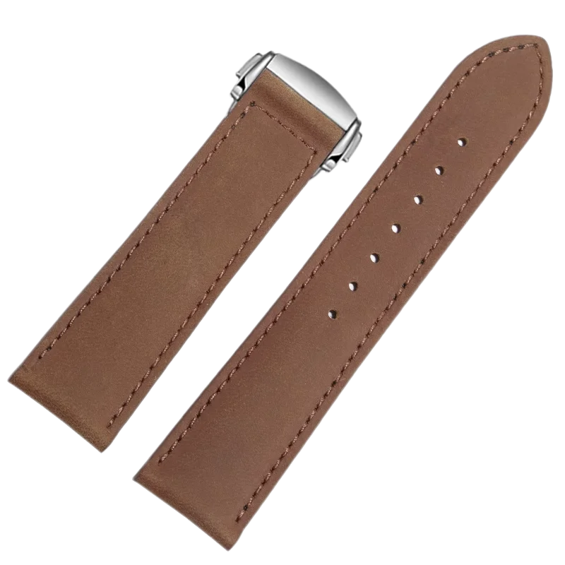 Adaption des gefroste ten Lederriemens für das weiche Rindsleder armband der Khaki Jazz Aero Serie/23mm