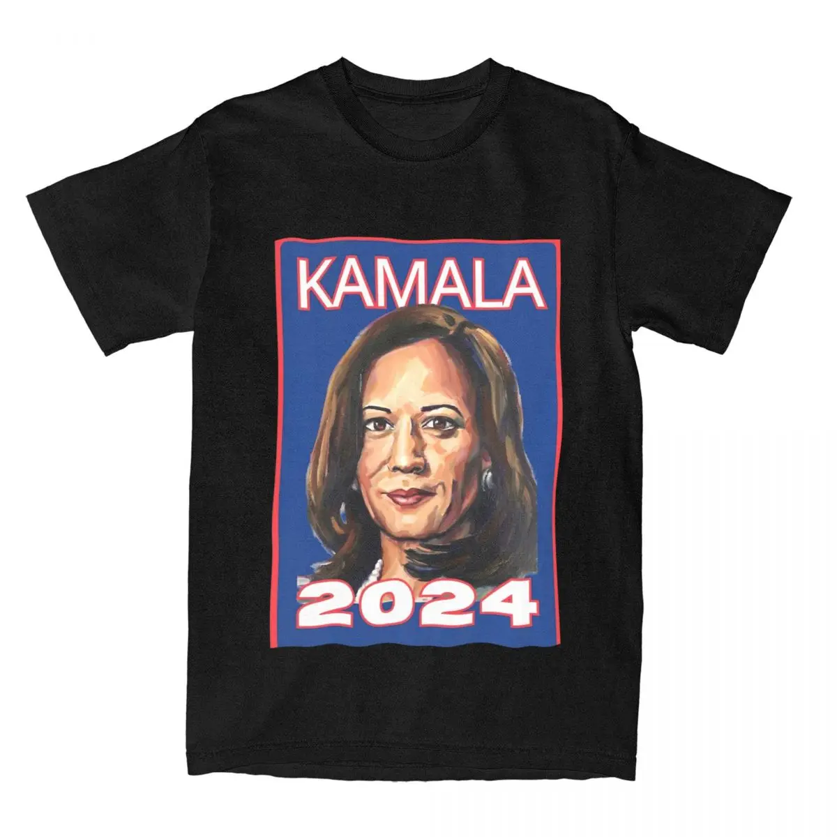 Kamala Harris 2024 President Stuff T-Shirts Men Women Joe Biden Pure Cotton T Shirt O Collar Short Sleeve Graphic Printing Tops