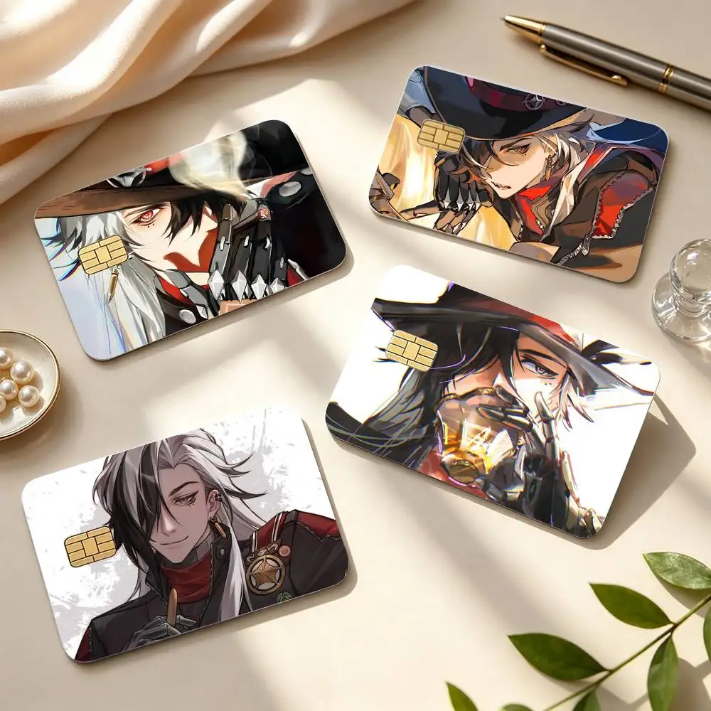 Boothill Honkai Star Rail HD Waterproof Credit Card Stickers Silicone Decals For Chip Game Cards Gift