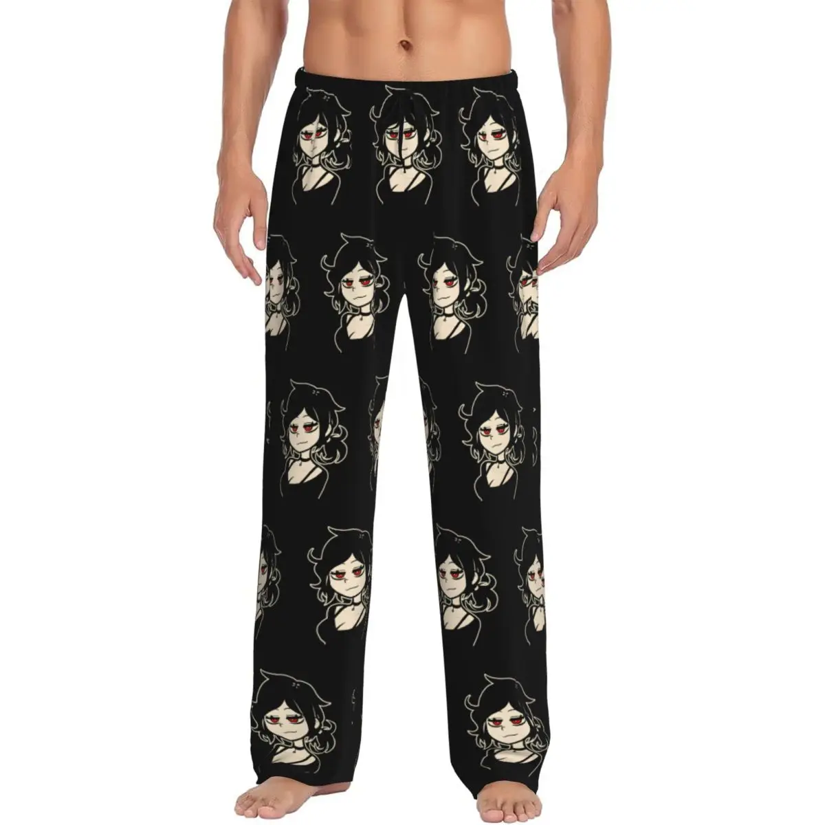 

Custom The Coffin Of Andy And Leyley Pajama Pants Sleepwear Men Elastic Waistband Ashley Sleep Lounge Bottoms with Pockets