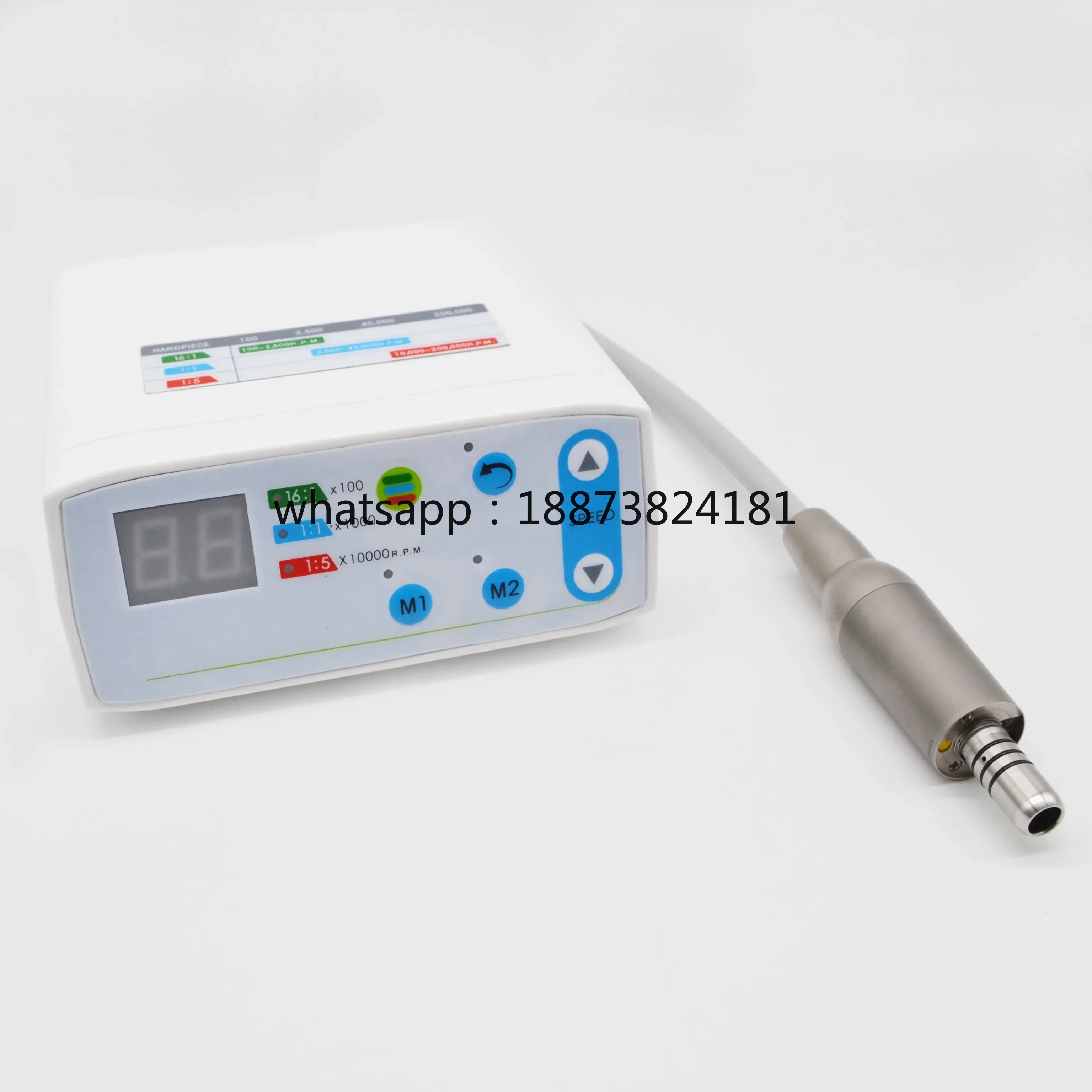 Micromotor Brushless Electric LED Micro Motor with E Type Handle Internal Spray Torque 3.4 Ncm Electric Motor fast shipping