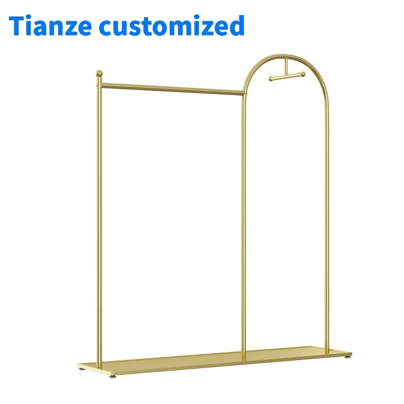 

[Customized]boutique store display stand clothing rack apparel retail clothes shelving garment display rack clothing store furni