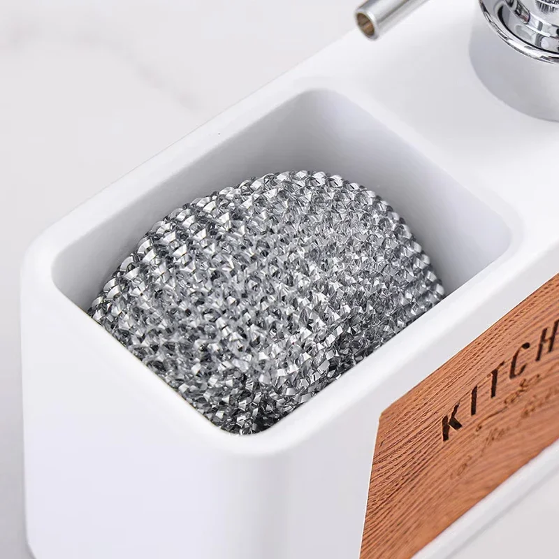 Simple Style Kitchen Soap Dispenser Sink Countertop Liquid Hand Dish Soap Dispenser Kitchen Sink Bathroom Hand Soap Dispenser