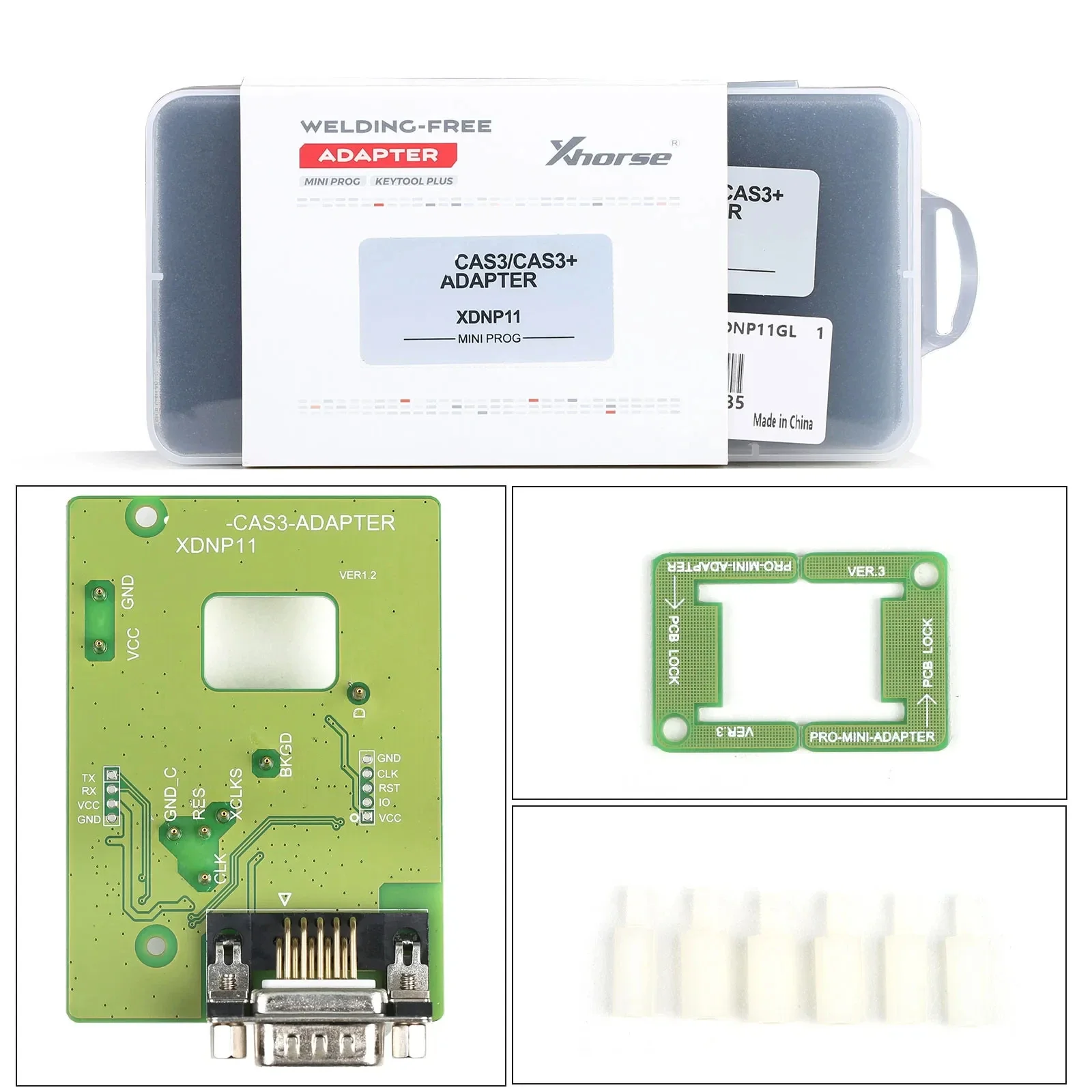 Adapters For Xhorse XDNP11 CAS3/CAS3+ Unit Solder Free Adapter For BMW Work with MINI PROG VVDI Key Tool Plus VVDI Key Tool Plus