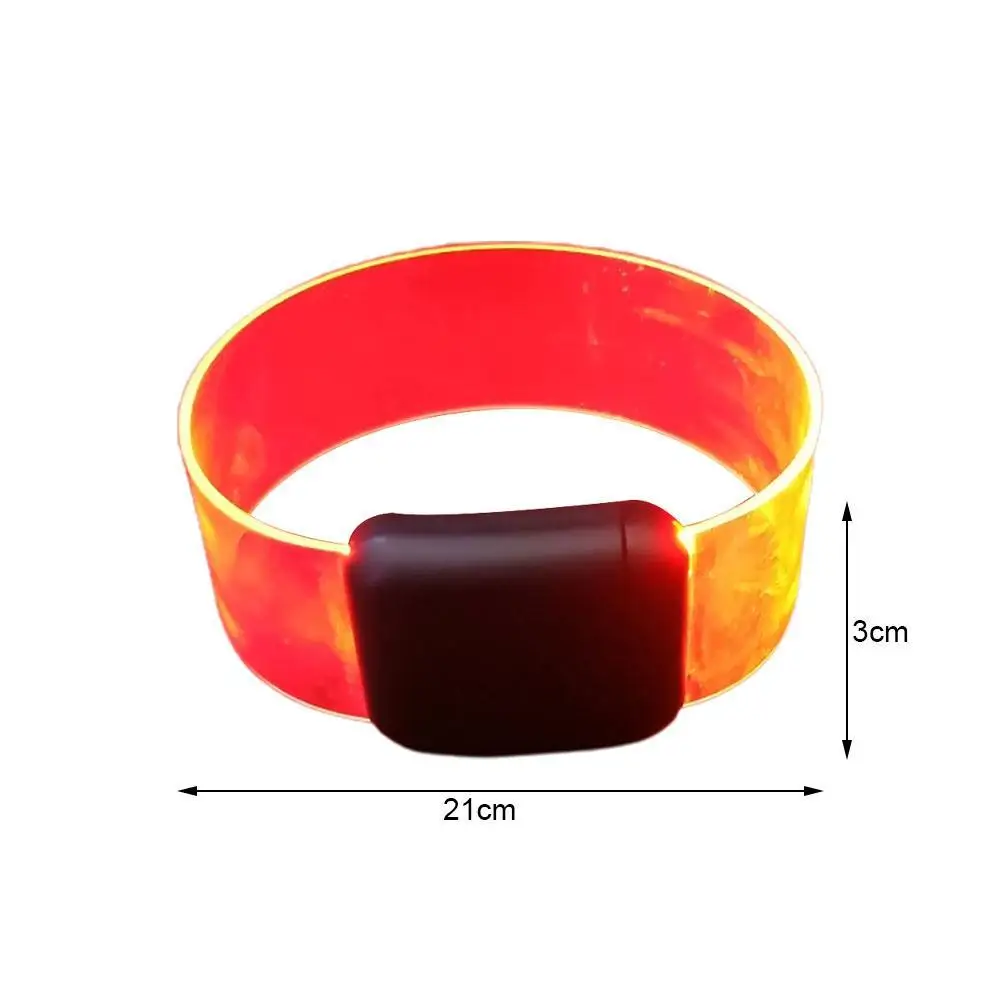 Luminous Bracelet LED Sound Control Fluorescence Glow Bracelets Wristbands Outdoor Sports Armband Party