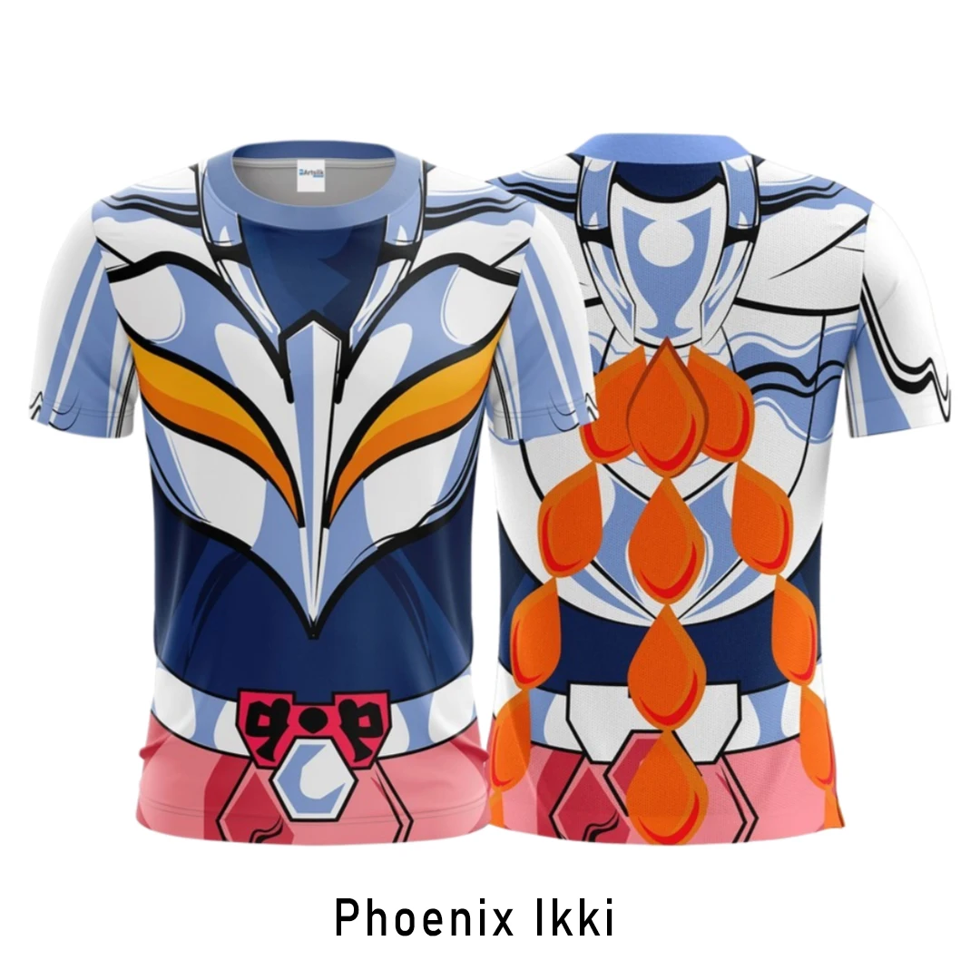 Bandai Saint Seiya Pegasus Seiya Cloth 3D Quick Dry T-Shirt For Men Women Kids Summer Sports Anime Cosplay Tee Streetwear