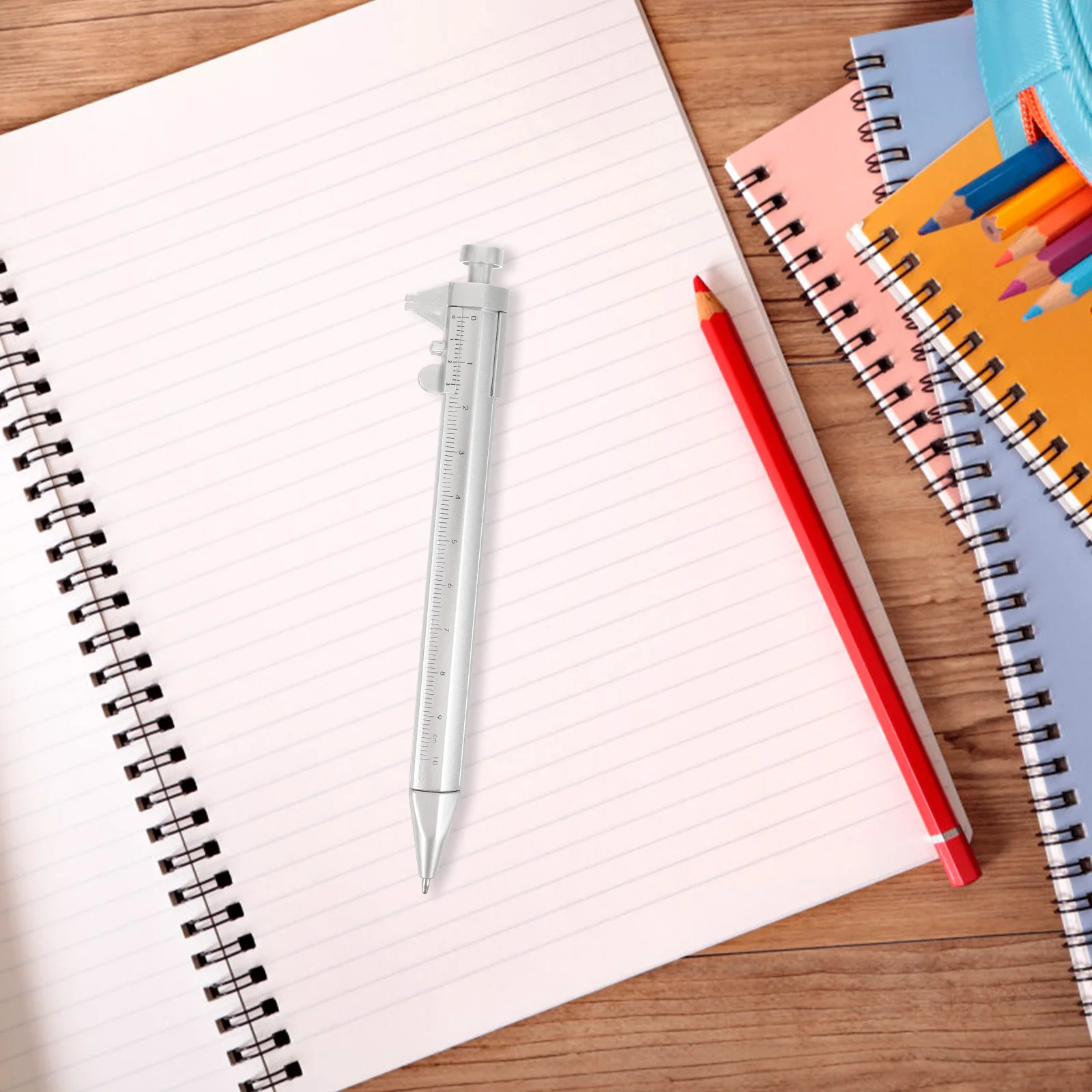 

5 Pcs Measuring Caliper Pens Vernier Ballpoint Smooth Writing Calipers Tool Student