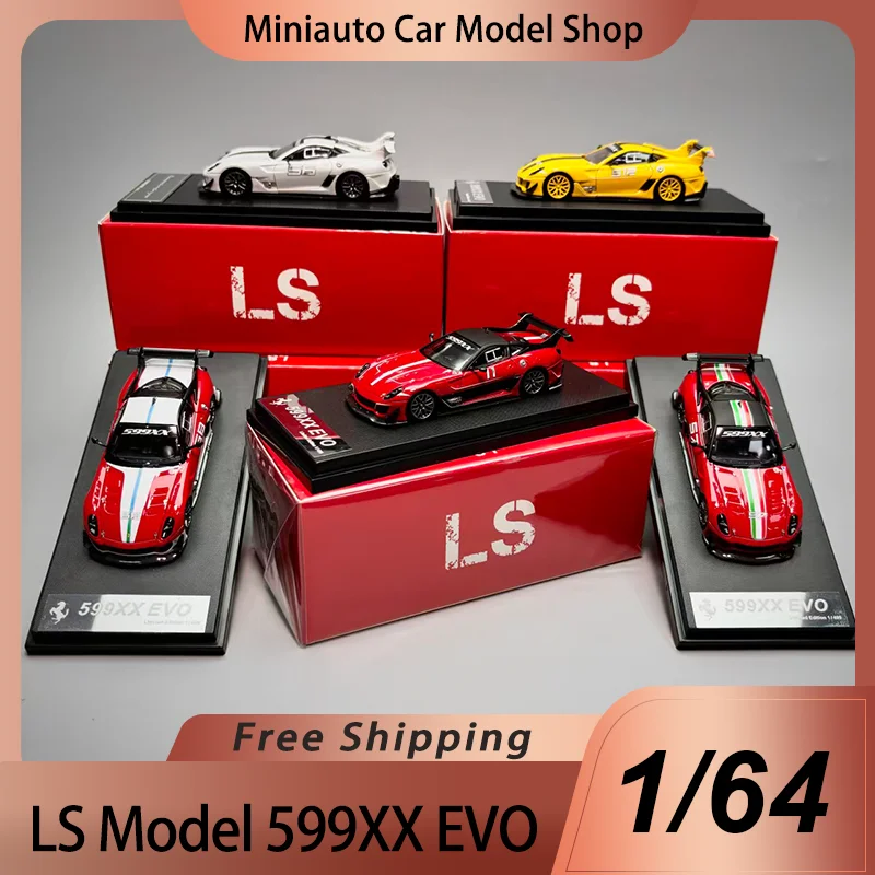 新入荷-ls-モデル-1-64-599xx-evo-合金製ミニチュアダイキャストモデル版-スポーツカーモデルおもちゃ-子供用飾り-クリスマスプレゼント