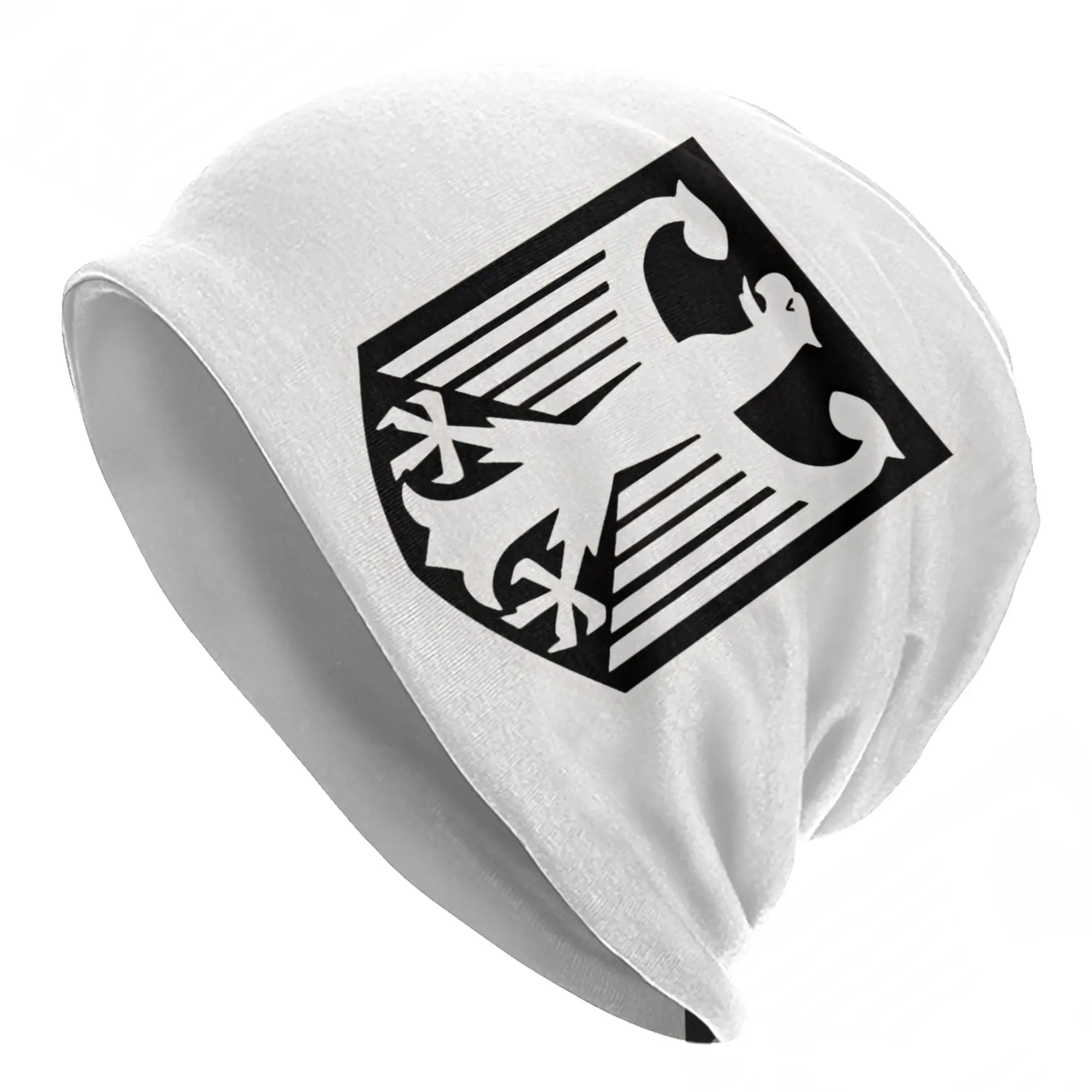 German Eagle in negative Caps  Hip Hop Adult Outdoor Skullies Beanies Hat Spring Warm Head Wrap Bonnet Hats