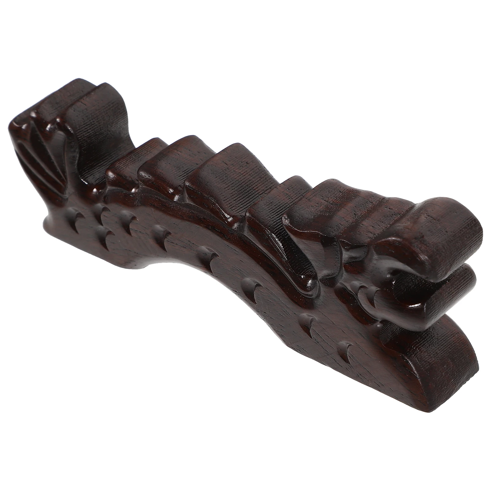 

Dragon Shaped Pen Holder Wood Calligraphy Brush Storage Retro Desk Accessory Artistic Decor Painting Ink Stand